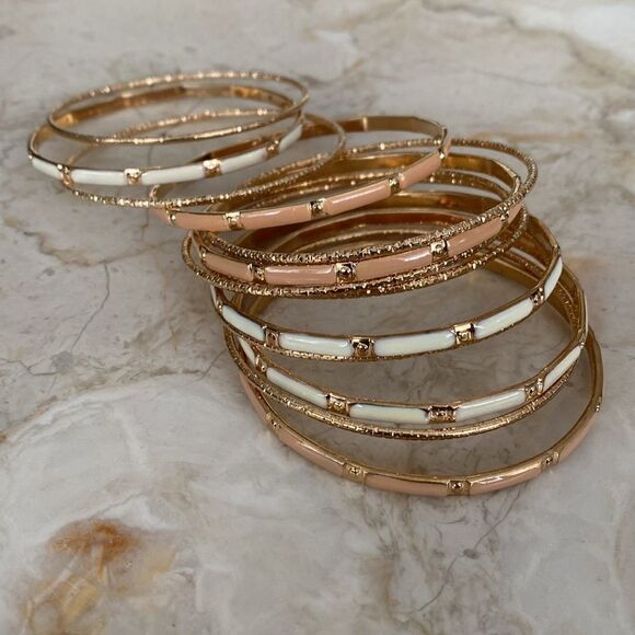 13 Bangles Good Tone & Enamel - Picture 5 of 5